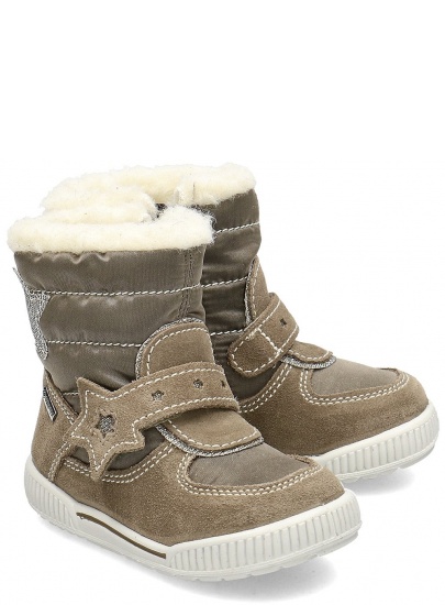 Beżowe Śniegowce Kozaki PRIMIGI GORE-TEX 4369411 Marm