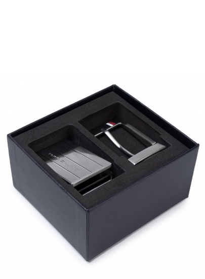Pasek Męski TOMMY HILFIGER Formal Double Buckle Giftbox AM0AM05511 0GJ