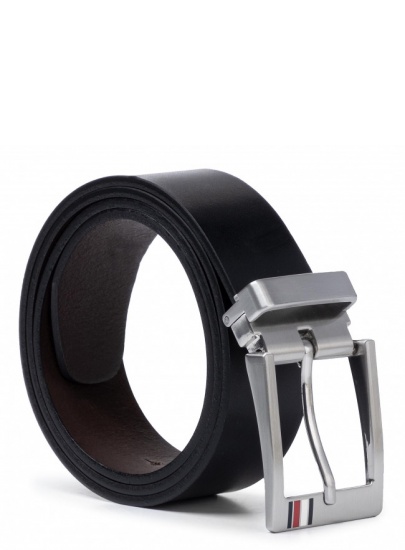Pasek Męski TOMMY HILFIGER Formal Double Buckle Giftbox AM0AM05511 0GJ