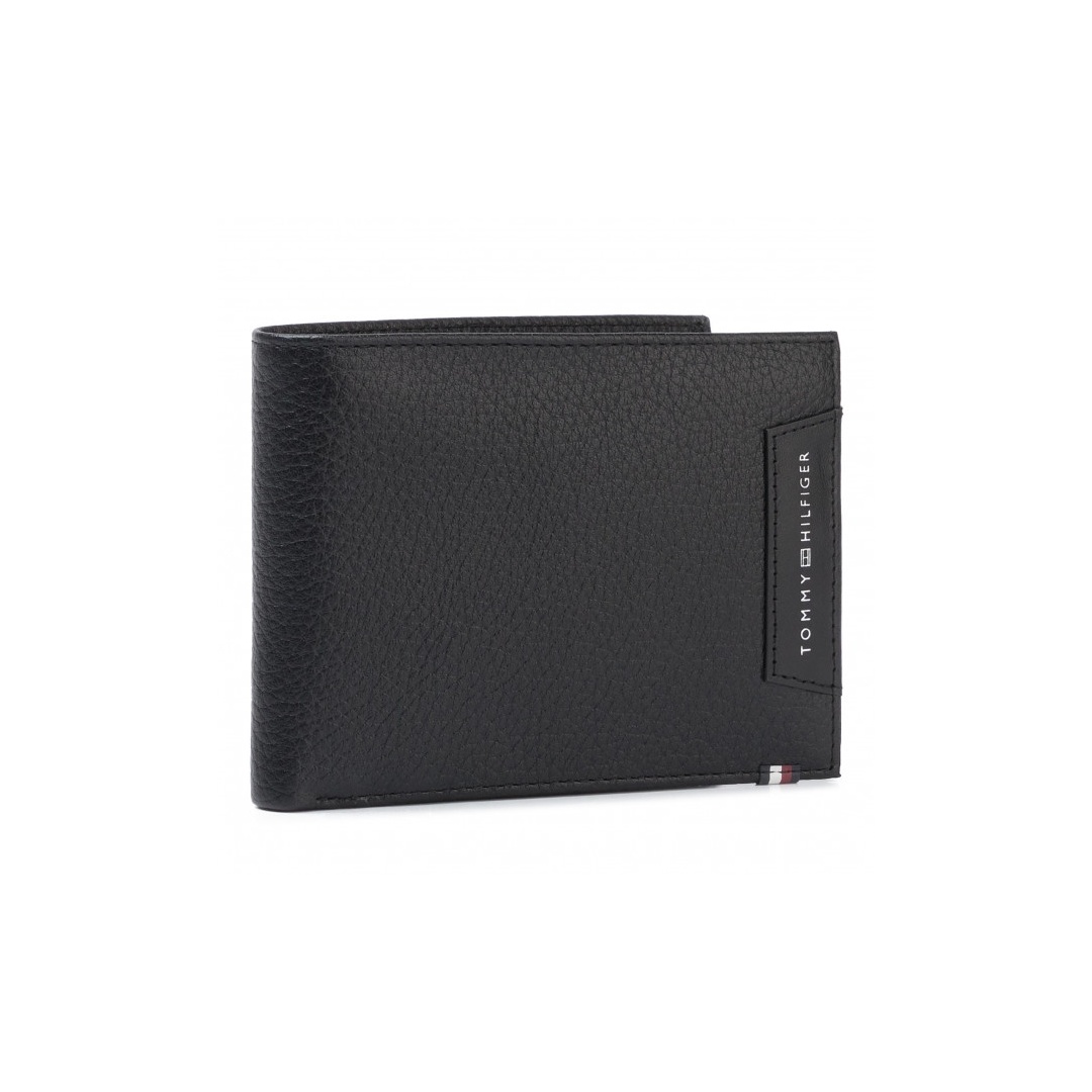Duży Portfel Męski TOMMY HILFIGER Downtown Cc Flap And Coin AM0AM05073 BDS
