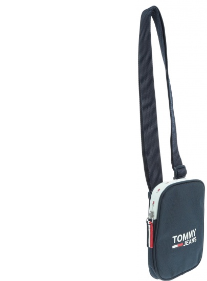 Granatowa Saszetka TOMMY HILFIGER TJM COOL CITY COMPACT BLACK AM0AM05106