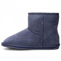 Granatowe Botki Buty EMU AUSTRALIA Wallaby Mini Teens T10103 MIDN