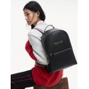 Czarny Plecak TOMMY HILFIGER Iconic Tommy Backpack Solid AW0AW07327 BDS