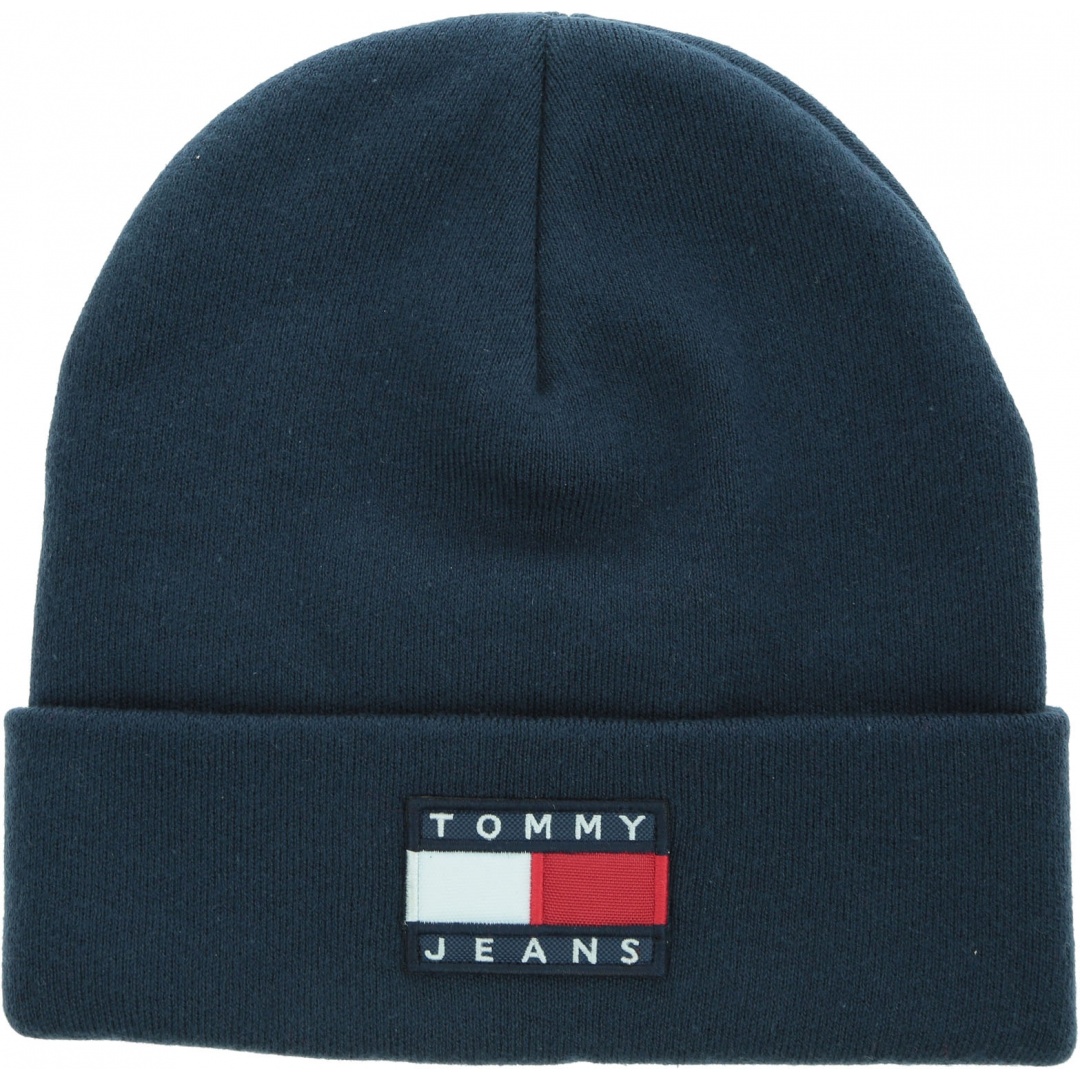 Granatowa Czapka TOMMY HILFIGER Beanie AM0AM05447 CBK