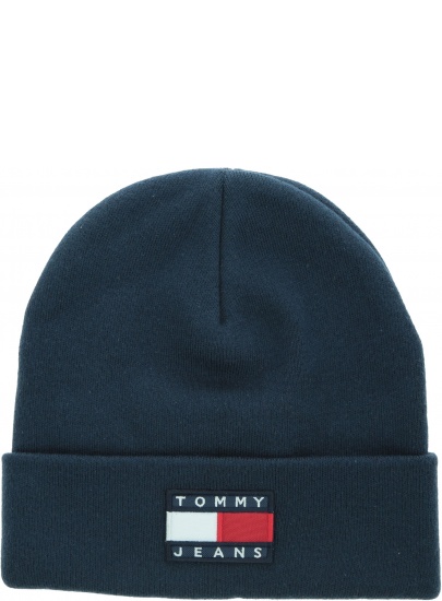 Granatowa Czapka TOMMY HILFIGER Beanie AM0AM05447 CBK