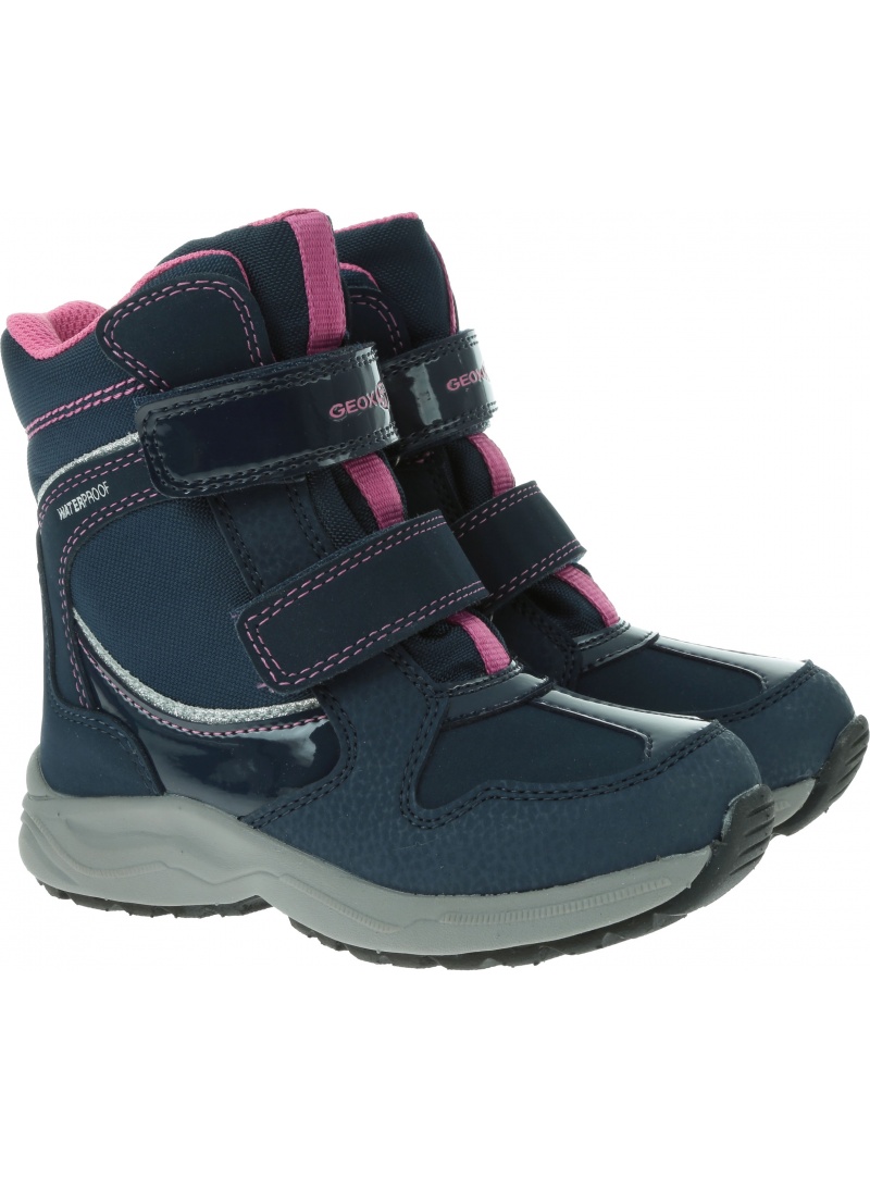 Śniegowce GEOX Alaska Wpf J948BA 050FU C4268 S Navy/Fuchsia