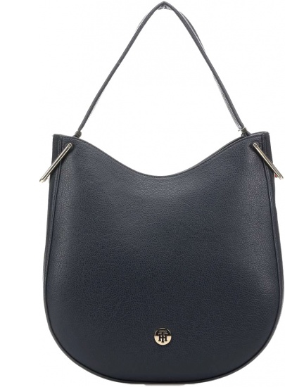 Granatowa Torebka TOMMY HILFIGER Th Core Hobo Corp AW0AW07306 CJM