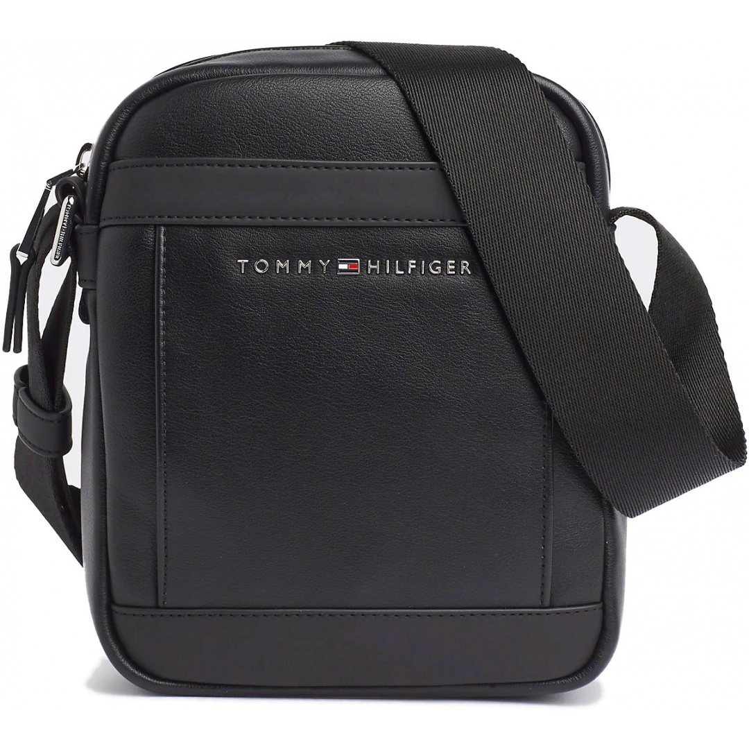 Czarna Torba Męska Saszetka TOMMY HILFIGER Th Metro Mini Reporter