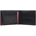 Duży Portfel Męski TOMMY HILFIGER Downtown Cc Flap And Coin AM0AM05073 BDS