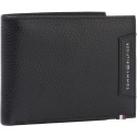 Duży Portfel Męski TOMMY HILFIGER Downtown Cc Flap And Coin AM0AM05073 BDS