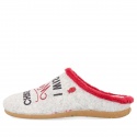 Kapcie Damskie Merry Christmas HOT POTATOES BY GIOSEPPO 57092 GREY