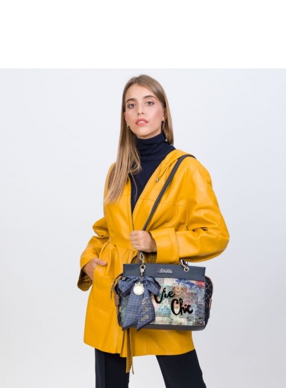 Torebka ANEKKE Couture Blue Textile 2 Handles Bag 29881-70