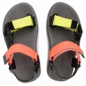 Kolorowe Sandały MELISSA Papete + Rider Ad 32537 Black/Yellow/Orange 53644
