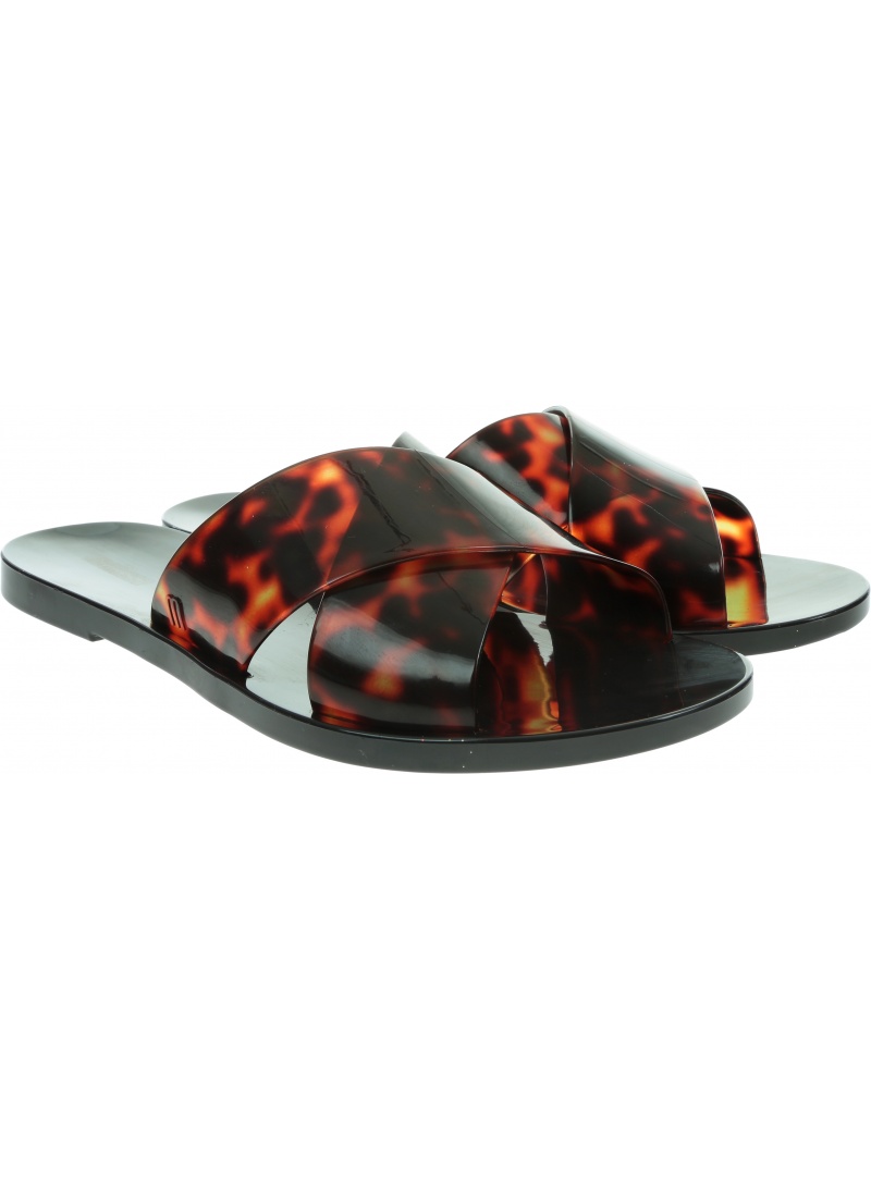 Czarne Klapki MELISSA Essential Slide Ad 32755 Black/Tortoise 52812 Czarne Klapki MELISSA Essential Slide Ad 32755 Black/Tortoise 52812