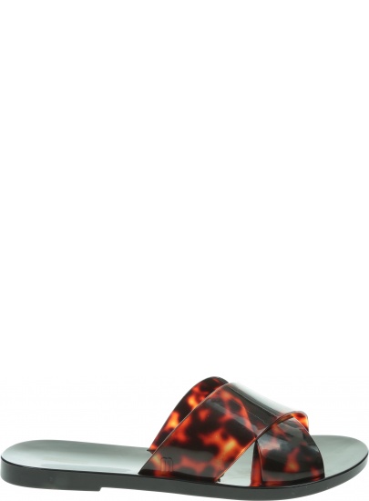 Czarne Klapki MELISSA Essential Slide Ad 32755 Black/Tortoise 52812