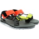 Kolorowe Sandały MELISSA Papete + Rider Ad 32537 Black/Yellow/Orange 53644