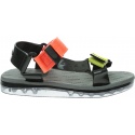 Kolorowe Sandały MELISSA Papete + Rider Ad 32537 Black/Yellow/Orange 53644