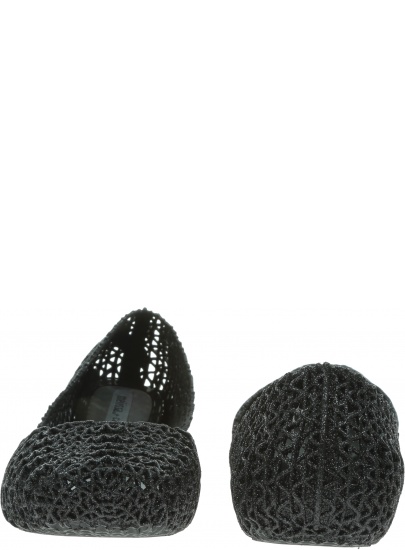 Czarne Balerinki MELISSA Campana Papel 31512 Black Glitter 52682