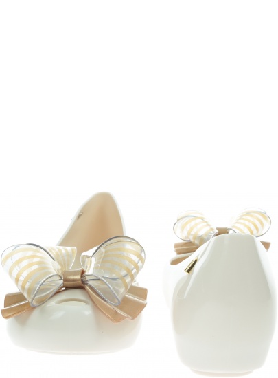 Beżowe Baleriny MELISSA Ultragirl Sweet XVIII 32716 Beige/Gold 50851