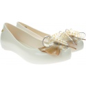 Beżowe Baleriny MELISSA Ultragirl Sweet XVIII 32716 Beige/Gold 50851