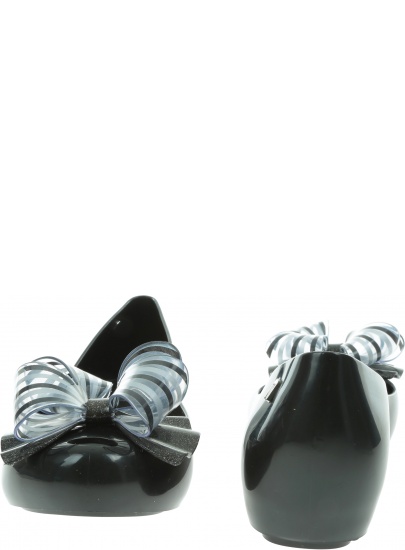 Czarne Baleriny MELISSA Ultragirl Sweet XVIII 32716 Black Glitter 52060