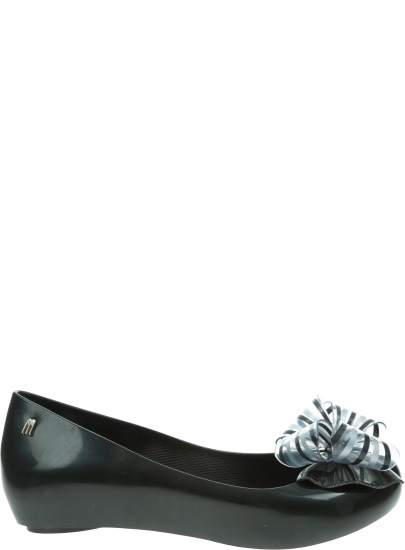 Czarne Baleriny MELISSA Ultragirl Sweet XVIII 32716 Black Glitter 52060
