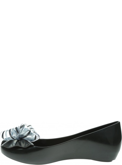 Czarne Baleriny MELISSA Ultragirl Sweet XVIII 32716 Black Glitter 52060
