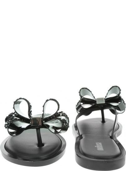 Czarne Japonki MELISSA Flip Flop Sweet Ad 32447 Black/Onix 52155
