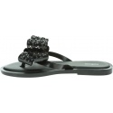 Czarne Japonki MELISSA Flip Flop Sweet Ad 32447 Black/Onix 52155