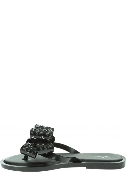 Czarne Japonki MELISSA Flip Flop Sweet Ad 32447 Black/Onix 52155