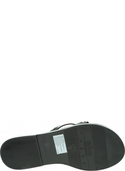 Czarne Japonki MELISSA Flip Flop Sweet Ad 32447 Black/Onix 52155