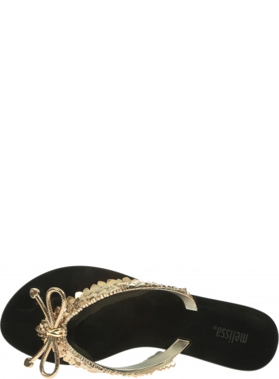 Czarne Japonki MELISSA Harmonic Chrome V Ad 32722 Black/Gold 50919