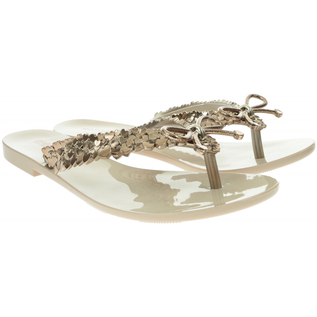 Beżowe Japonki MELISSA Harmonic Chrome V Ad 32722 Beige/Bronze 51559