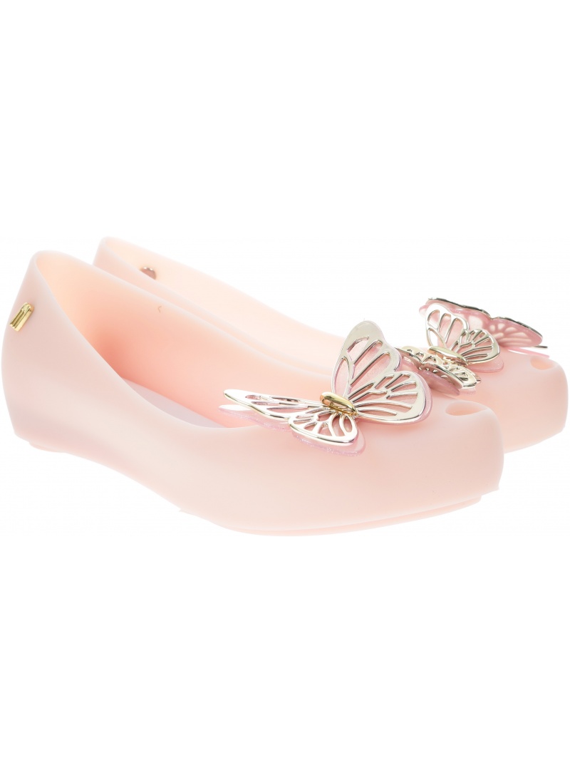 Baleriny z Motylkami MELISSA Ultragirl Fly II Inf 32774 Pink/Gold 52779 Baleriny z Motylkami MELISSA Ultragirl Fly II Inf 32774 Pink/Gold 52779