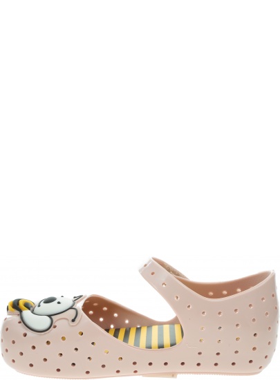 Balerinki z Pszczółką MINI MELISSA Furadinha 32748 Pink Yellow 53592