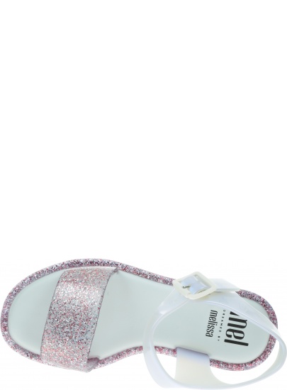 Sandały dziewczęce MELISSA Mar Sandal 32690 White/Glitter 53651