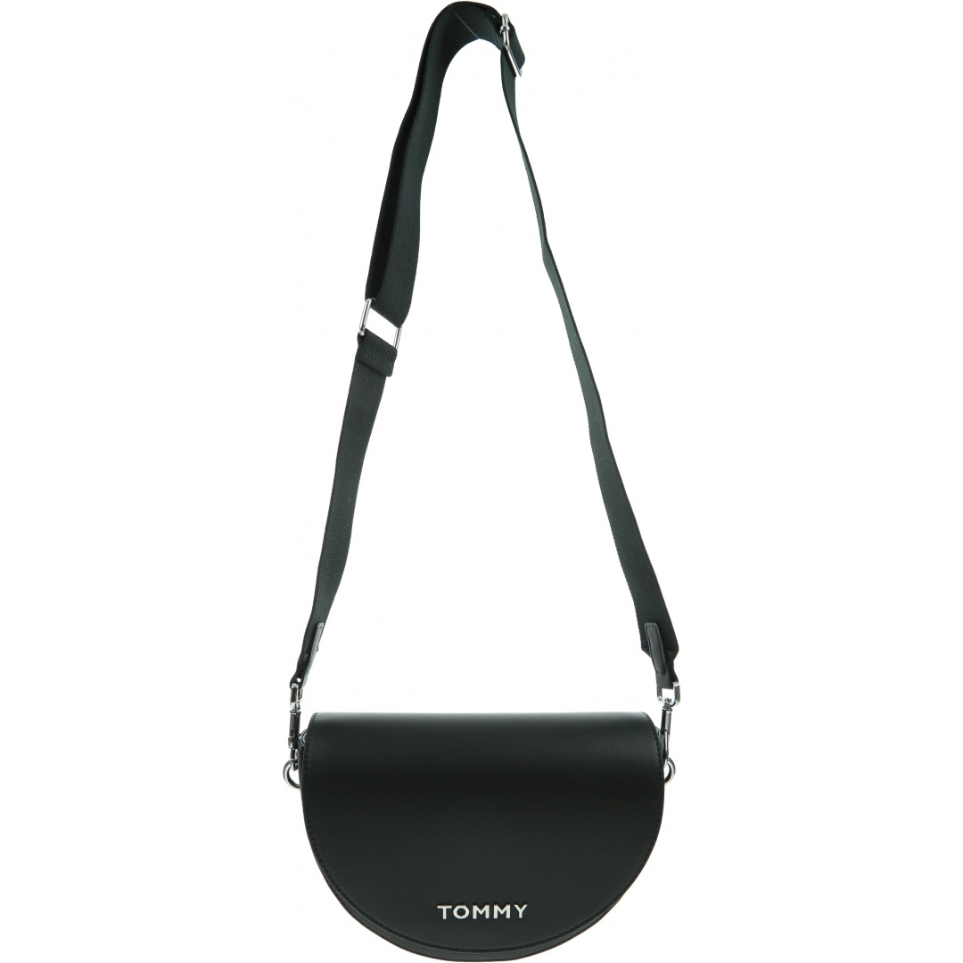 Czarna Listonoszka TOMMY HILFIGER Tommy Staple Saddle AW0AW08226 BDS