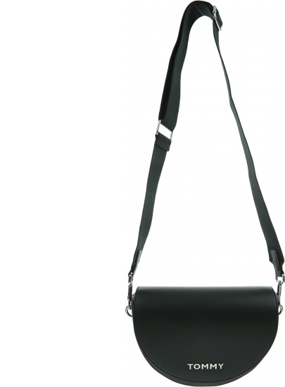 Czarna Listonoszka TOMMY HILFIGER Tommy Staple Saddle AW0AW08226 BDS