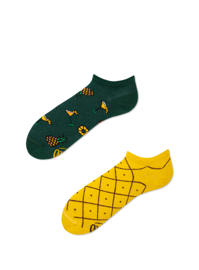 Kolorowe Skarpetki Stopki MANY MORNINGS Pineapples Low