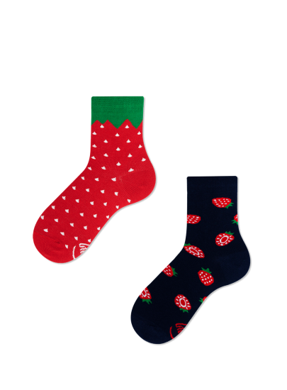 Kolorowe Skarpetki Dziecięce MANY MORNINGS Strawberries Kids