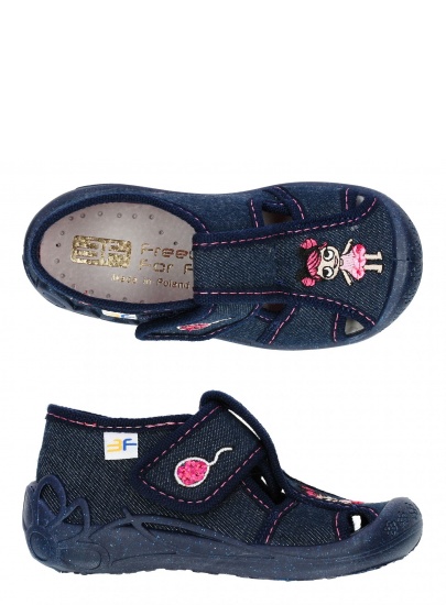 Kapcie dziecięce 3F Freedom For Feet Żabka 1F5/13