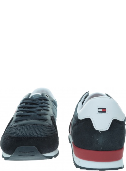 Sneakersy Męskie TOMMY HILFIGER Iconic Material Mix Runner FM0FM02667 DW5
