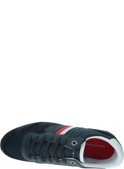 Sneakersy Męskie TOMMY HILFIGER Iconic Material Mix Runner FM0FM02667 DW5