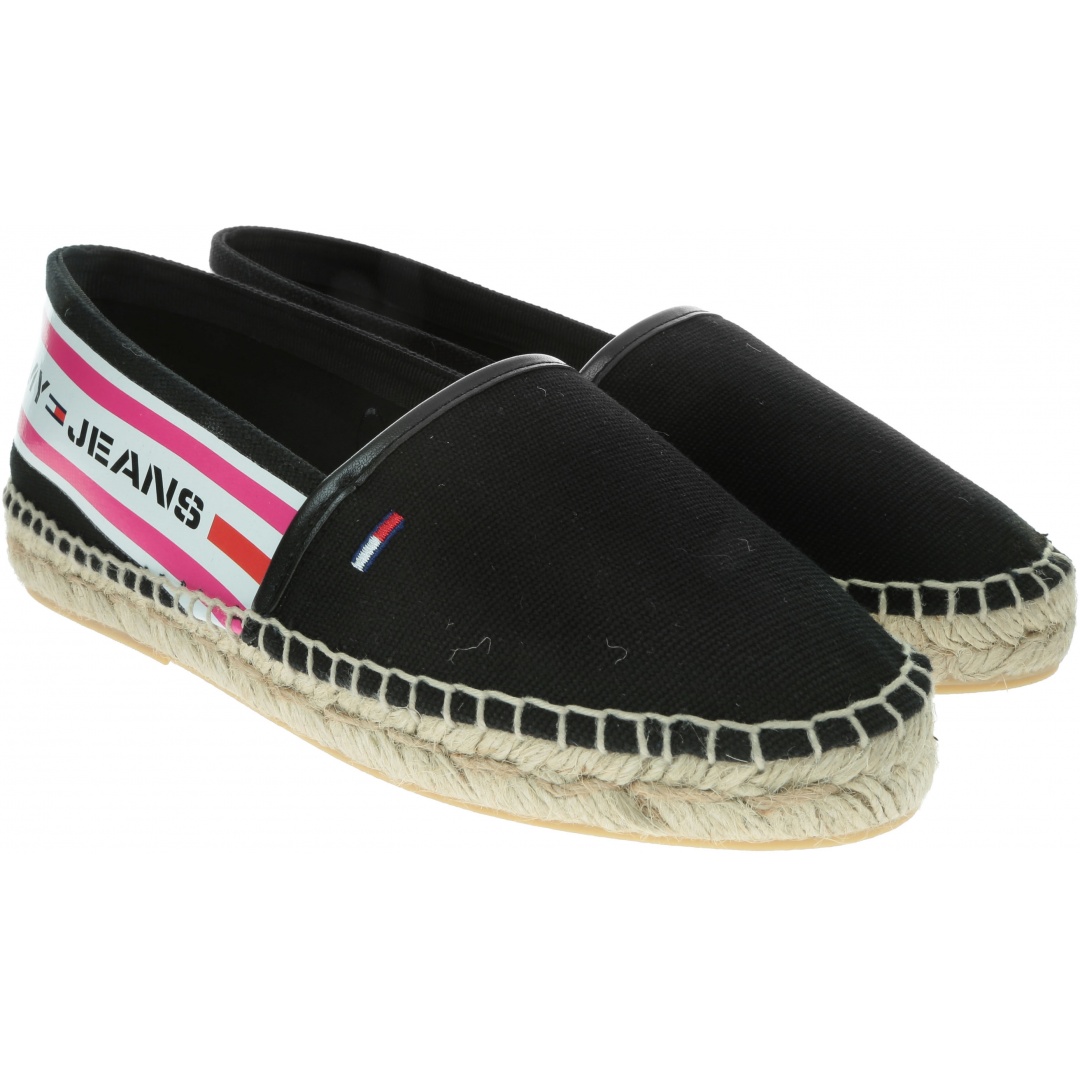 Espadryle Damskie TOMMY HILFIGER Chunky Tape Espadrille EN0EN00817 BDS