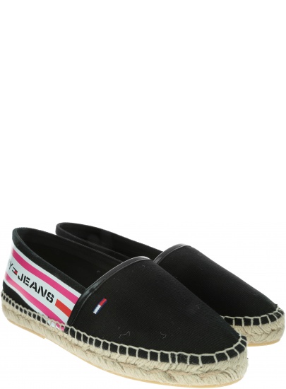 Espadryle Damskie TOMMY HILFIGER Chunky Tape Espadrille EN0EN00817 BDS