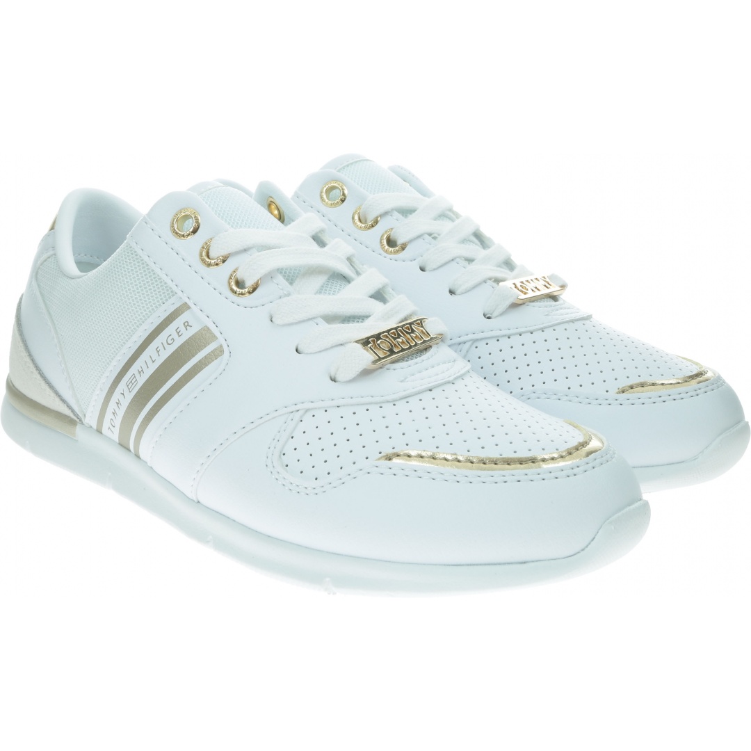 Sneakersy Damskie TOMMY HILFIGER Metallic Lightweight Sneakers FW0FW04701