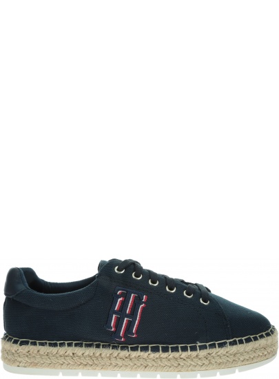 Espadryle Damskie TOMMY HILFIGER Nautical Th Lace Up Espadrille FW0FW04749