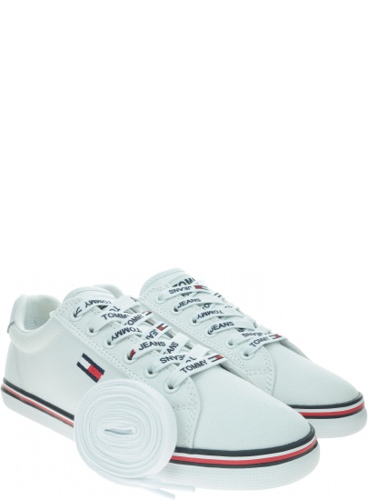 Sneakersy Damskie TOMMY HILFIGER Essential Lace Up Sneaker EN0EN00786 YBS