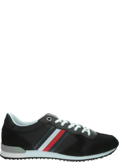 Sneakersy Męskie TOMMY HILFIGER Iconic Material Mix Runner FM0FM02667 BDS