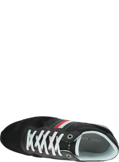 Sneakersy Męskie TOMMY HILFIGER Iconic Material Mix Runner FM0FM02667 BDS